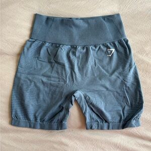 Gymshark Women’s Shorts Vital Seamless 2.0 in Faded Blue Marl